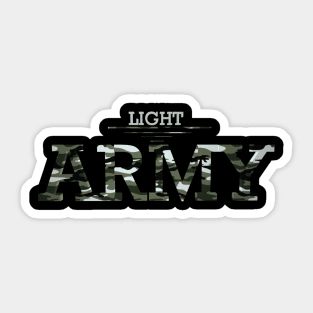 Light Army Sticker